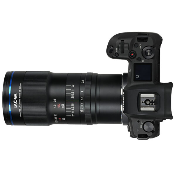 Laowa 100mm f/2.8 2x Ultra Macro APO - Canon on Camera
