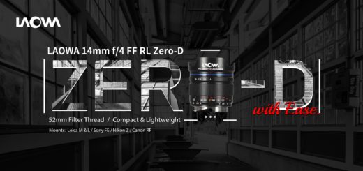 Laowa 14mm f/4 FF RL ZERO-D lens