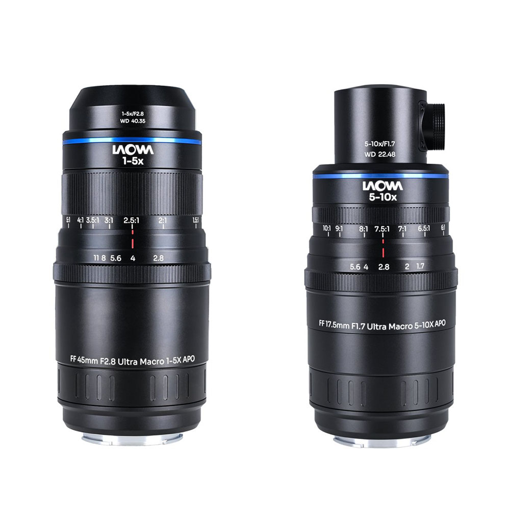 Laowa Aksen 1-5X & 5-10X Ultra Macro APO